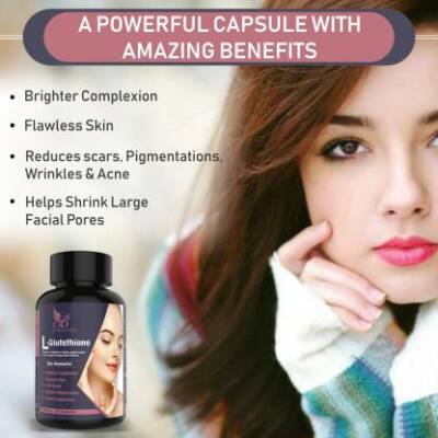 glutathione skin lightening tablets The Body Avenue L Glutathione Skin Lightening with Vitamin E & C (60 Tablets)