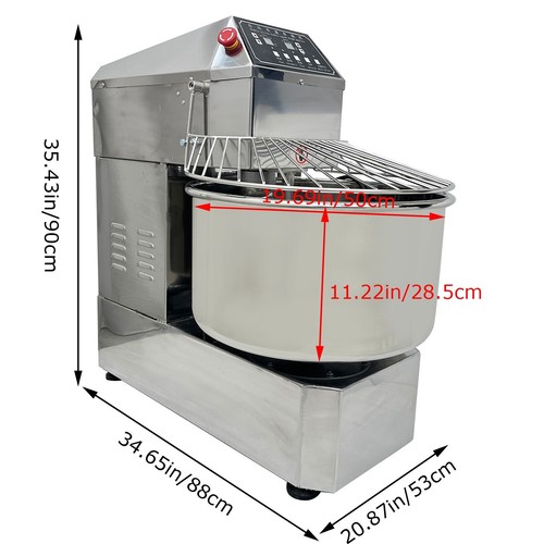 50L Electric Dough Mixer Double Action Double Speed Flour-mixing Machine 110V - Picture 2 of 19
