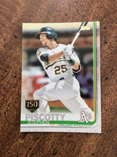 2019 Topps #66 Stephen Piscotty, Athletics  150 years gold stamp    nm  ib