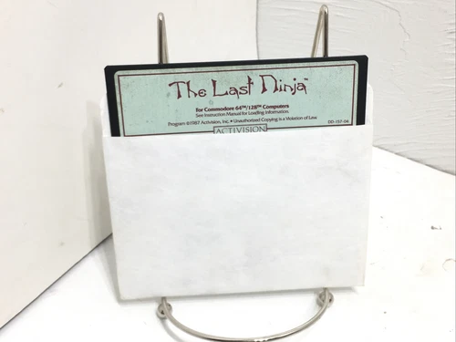 The Last Ninja Computer Game by Activision (1987) Commodore 64/128 {DISK ONLY}