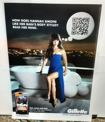 2013 Gillette Proglide Styler Hannah Simone Legs Heels Advertisement Print Ad