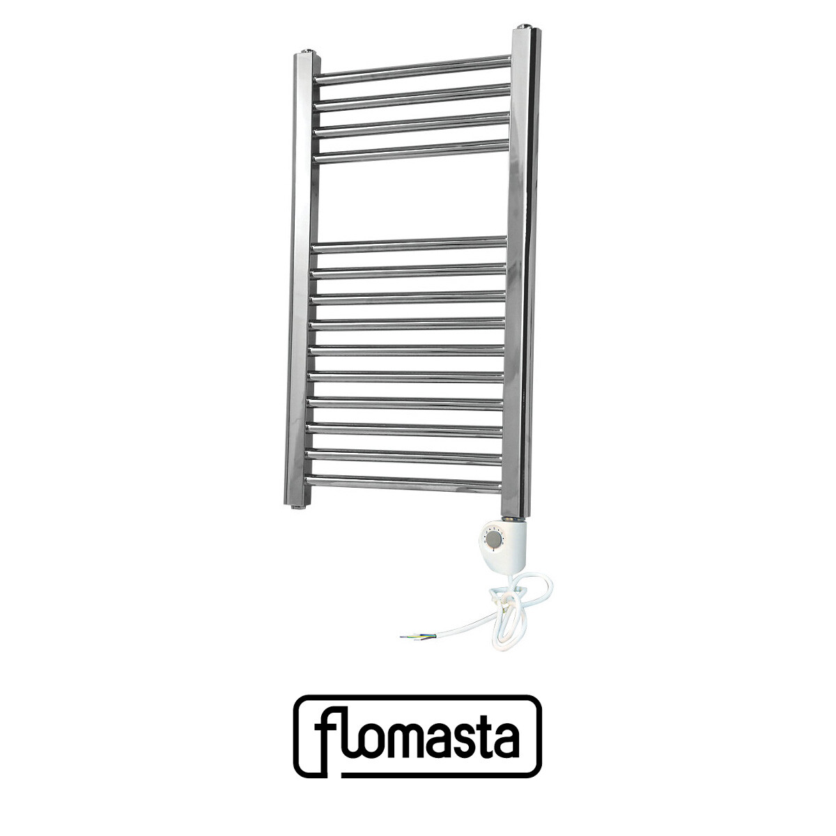 Towel Rail Radiator Electric Thermostatic Flat Vertical Bathroom 512