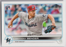 2022 Topps #160 Anthony Bender RC Miami Marlins