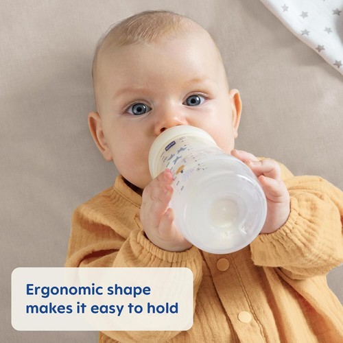 MAM Easy Active Bottle 11 oz (2-Count), Fast Flow Bottles with Silicone Nipples, - Picture 3 of 11