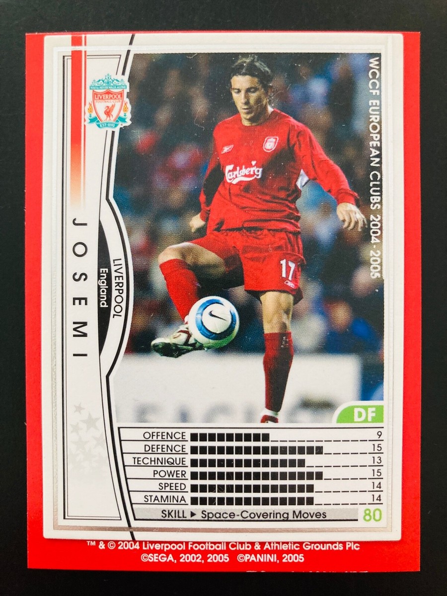 WCCF  2004～2005 2004-05 Panini WCCF European Clubs Liverpool base card - Pick a