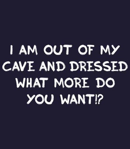 I'm out of my cave and dressed, what more do you want!? Kids Hoodie - Picture 11 of 22
