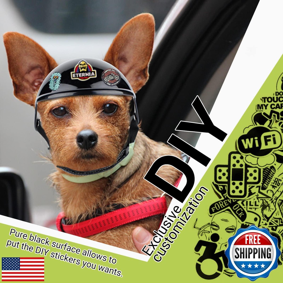 Dog Hat Namsan Motorcycle Dog Helmet For Small To Medium