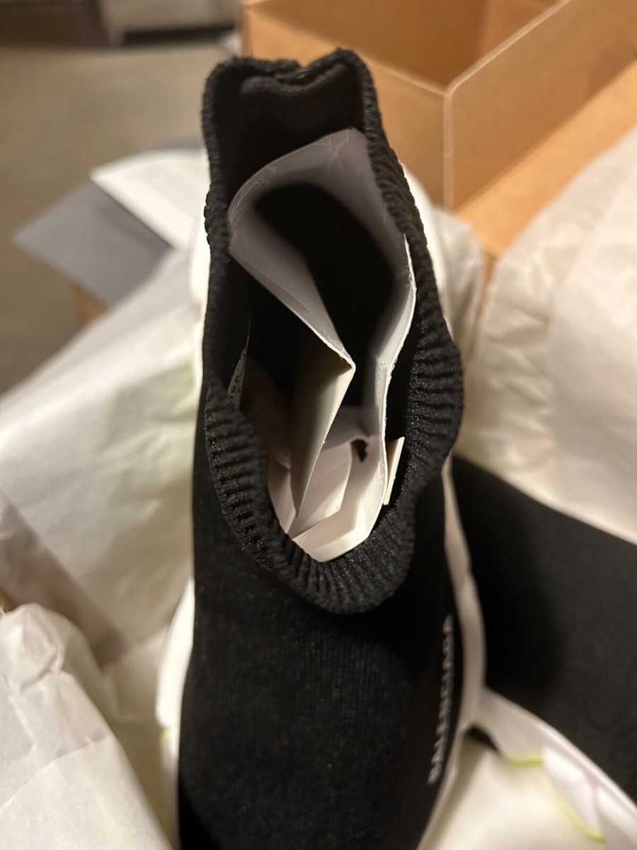 Size 7 - Balenciaga Speed Black White - 587280-W2DBQ-1015 | eBay