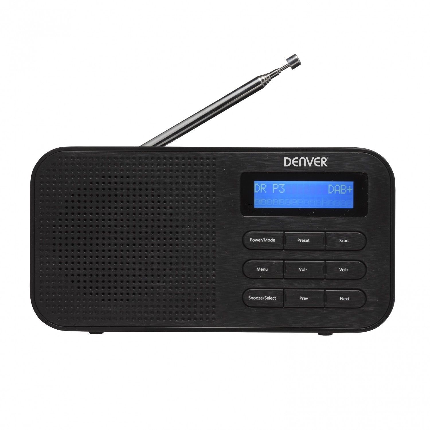 Poste radio numérique DAB+ et FM bois véritable avec haut-parleur stéréo intégré