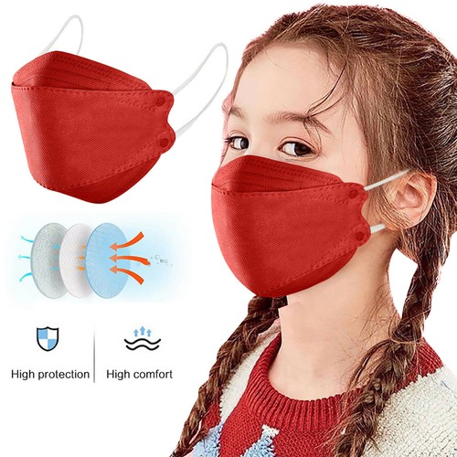 50x KF94 Kids Face Mask 3D Fish Type 4-Layer Masks Navidad Covering Mouth - Picture 25 of 94