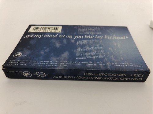 George Harrison Got My Mind Set On You Cassette Tape 1987 Single D10 - Picture 7 of 12
