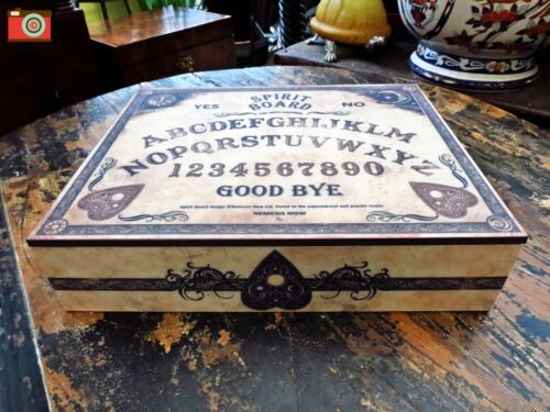 CAJA DE BARATIJAS DE JOYERÍA OUIJA SPIRIT BOARD. Estilo vintage. Místico oculto gótico.  - Imagen 1 de 10