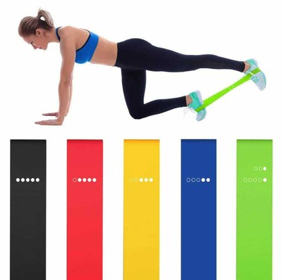 Resistance Bands Fitness Exercise Loop Yoga Band Mini Training Crossfit Set 5PCS