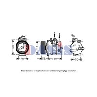 Kompressor Klimaanlage Passend FüR Audi A8 4E2 4E8 4E_ VW Phaeton 3D_