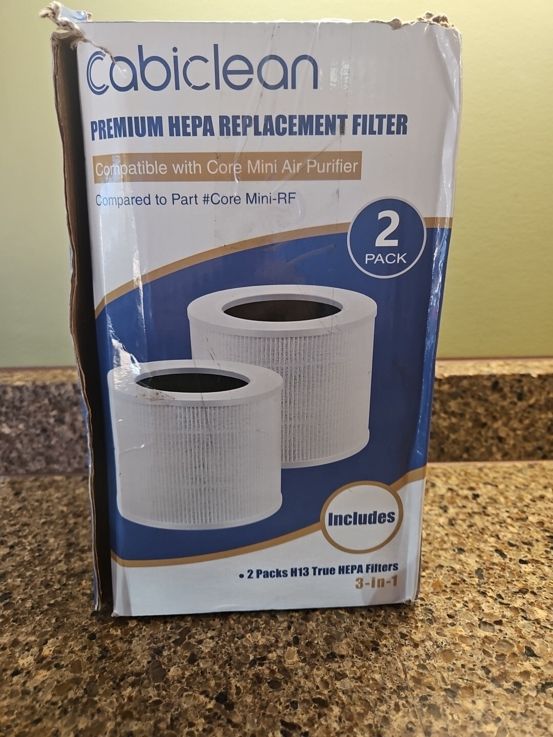 True HEPA Filters Cabiclean H13 3-In-1  Mini-RF 2Pk Levoit Purifier New Sealed