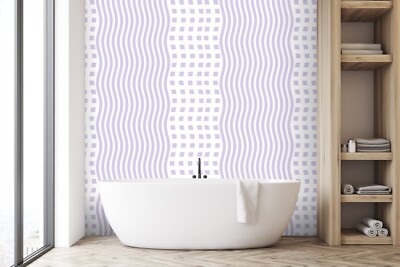 3D Purple Wavy Line A1372 Wallpaper Wall Mural Self-adhesive Kasumi Loffler Amy