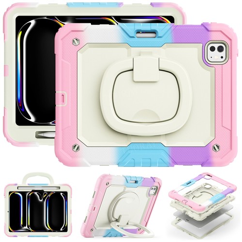 For iPad Air 1 2 9.7 5/6th 10th/9th/8th/7th Gen Pro Air 11 Heavy Duty Stand Case - Picture 158 of 220