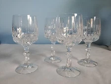 Schott Zwiesel Crystal TANGO Vertical Cuts Knob Stem - Set of 4