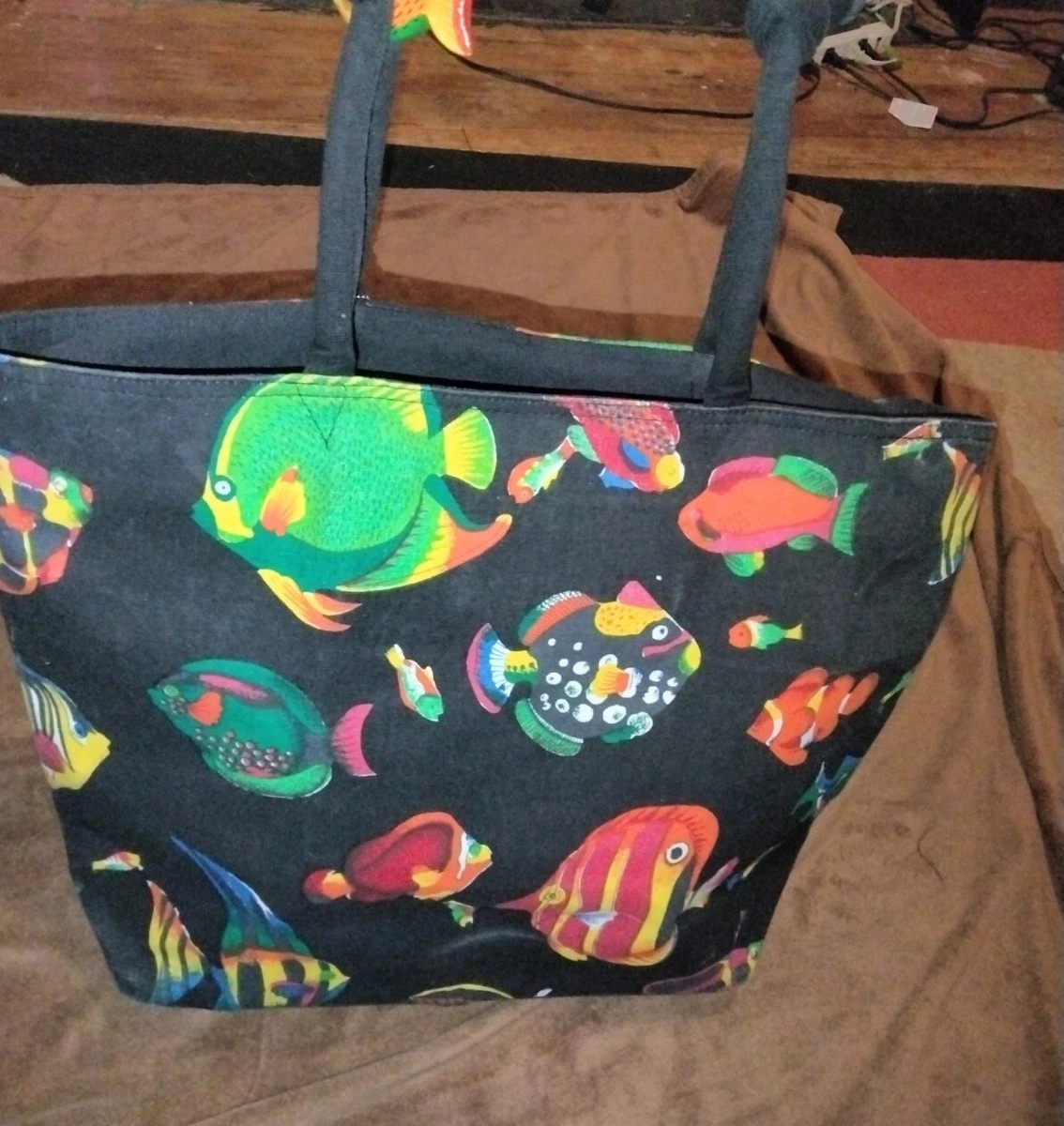 Large Fish Tote Bag