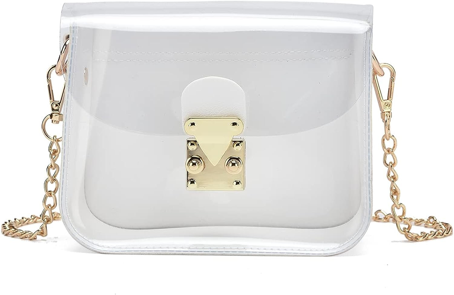 Clear Bag Stadium Approved, Clear Crossbody Bag Cute Clear Purse Mini B