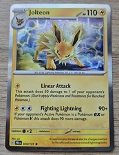 Jolteon 029/131 Sv: Prismatic Evolutions Holo Rare