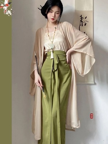 Women Hanfu Dress Chinese Princess Dress Retro Oriental Hanfu Robe 3 Piece Set