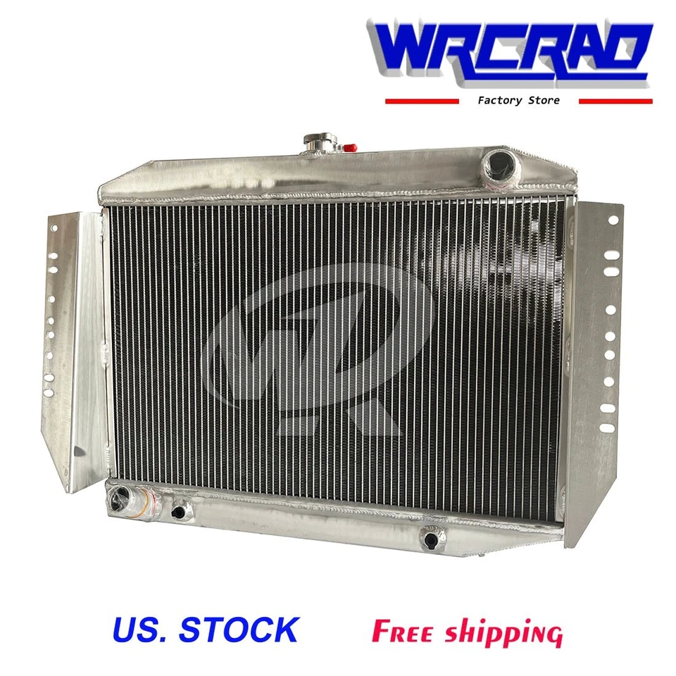 Radiador de aluminio para Jeep Cherokee Wagoneer 1972-1988 serie J10 J20 5,9 L V8 Foto 3 de 4