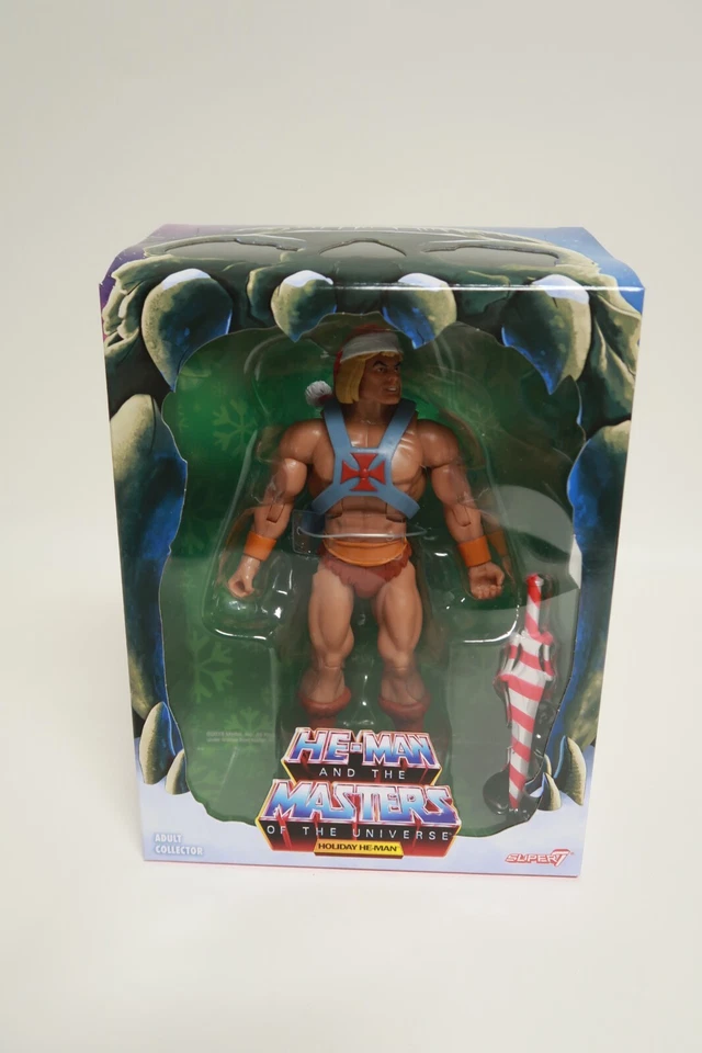 宇宙大师经典假日 He-Man 圣诞 MOTUC SUPER 7 MOTU 完好带盒 — 第 4/4 张图片