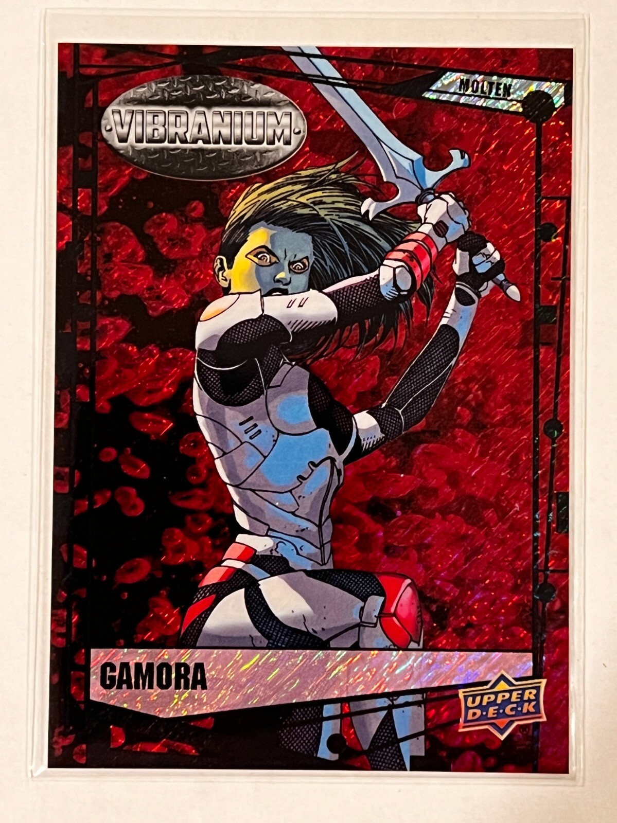 2015 Marvel Vibranium Molten #28 GAMORA #250/299 Red😍😍😍*