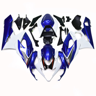 Injection Fairing Kit For 2005 2006 GSXR 1000 K5 Suzuki Blue White Grey Bodywork