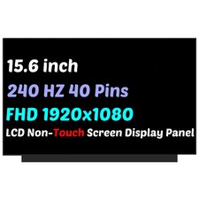 New LQ156M1JW03 LQ156M1JW09 15.6" Led Non-Touch Display Panel Replacement 240HZ