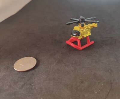 vintage micro machines mini air fly GOLD Helicopter galoob 1996*free shipping 