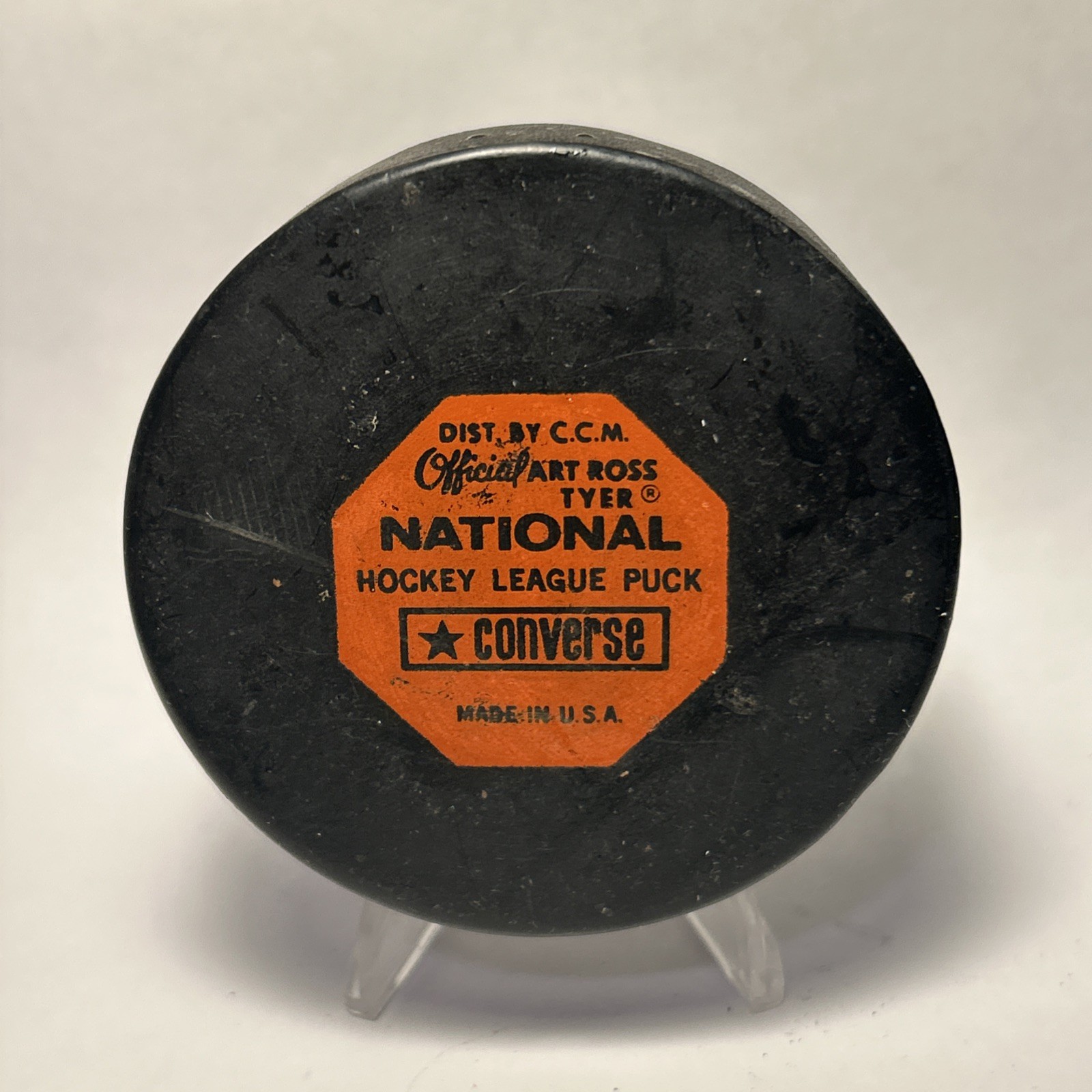 Kansas City Scouts KC NHL Official Game Puck Converse Art Ross Vintage USA thumbnail 10