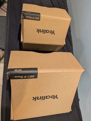 Yealink IP DECT Phone bundle W73P & W70 USED in Original Box Complete