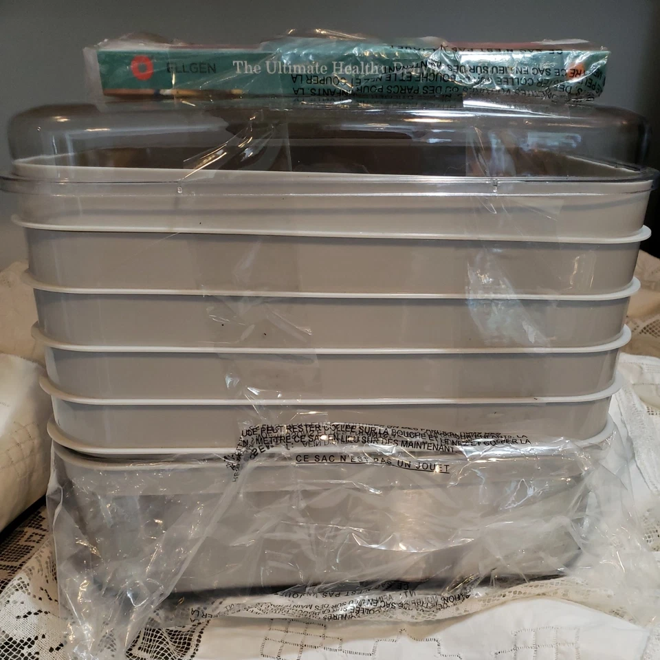 Deshidratador de alimentos de 5 bandejas Hamilton Beach 32100A.  Posiblemente usado una vez. Foto 4 de 4