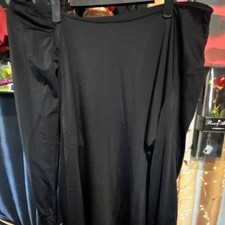 Black One Shoulder Bodycon Dress Jersey Long Sleeve Knee Length