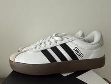 Adidas VL 3.0 Court Shoes White Black Classic Sneaker Casual Womens Size ID8797