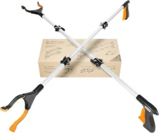 EZPIK Pro 43" Foldable Grabber Reacher Tool for Seniors 43" (Pack of 2) 