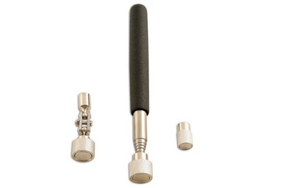 LASER 3218 Teleskop Magnet Pick Up Werkzeug 3-in-1 ausziehbar auf 900 mm Stahl
