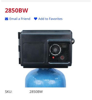FLECK 2850 Valve With NHWP Commercial 120 V New Great Price