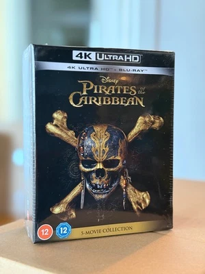 Pirates of the Caribbean: 5-Movie Collection [12] 4K UHD Box Set | Free Shipping - Image 1 of 4