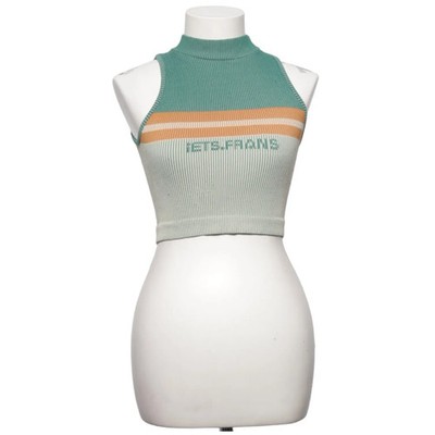 Iets Frans, Tank­top, Größe: XXS, Grün/Beige, Elasthan/Polyamid #j4h