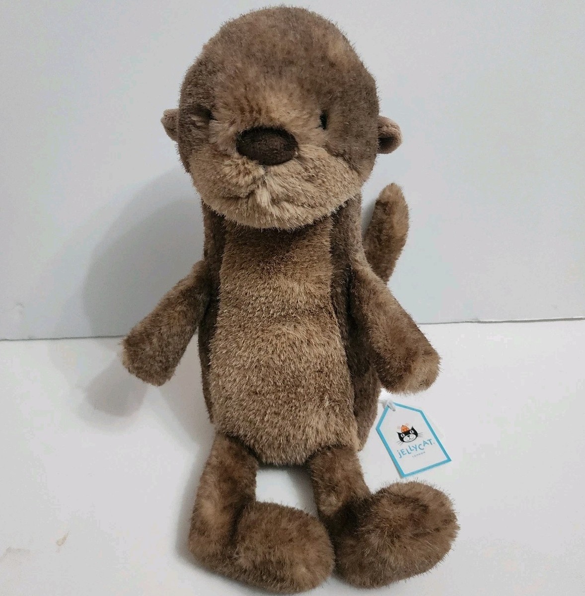  Brooke Otter カワウソ Jellycat Brooke Otter Plush Medium Soft Toy Brown Sea Life New | eBay