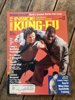 Inside Kung-Fu Magazine - November 1987 -  Benny  The Jet  Urquidez Cover