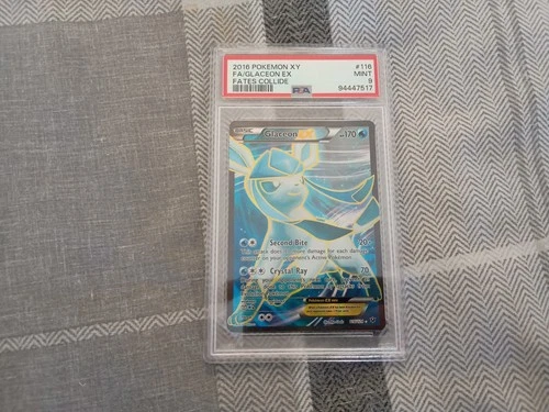Glaceon ex 116/124 - Fates Collide - PSA 9