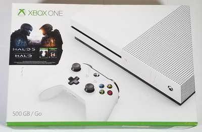 Microsoft Xbox One S 500GB - White W/ Box and Power Cord READ DESC