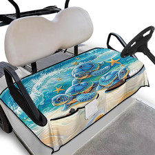 Universal Golf Cart Seat Cover with 4 Pockets Soft Golf Cart Seat Towel Blanket