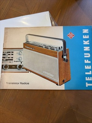 Telefunken Transistor Radios Product Catalog ( 11 Pages) 