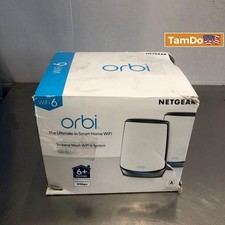 NETGEAR Orbi RBK852 AX6000 Tri-Band WiFi 6 Mesh System RBR850 Router  RBS850