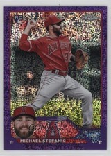 2023 Topps Chrome Purple Speckle Refractor 21/299 Michael Stefanic #138 11ur